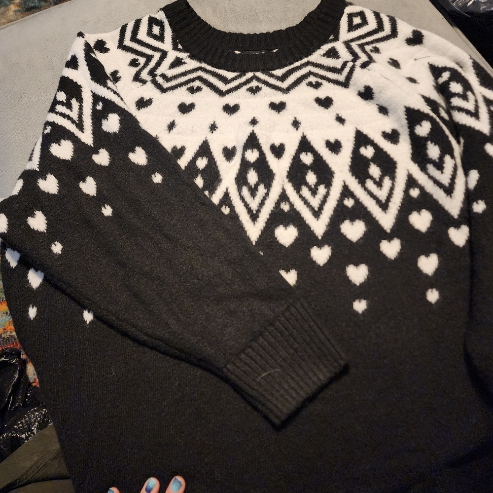 Heart farie isle sweater